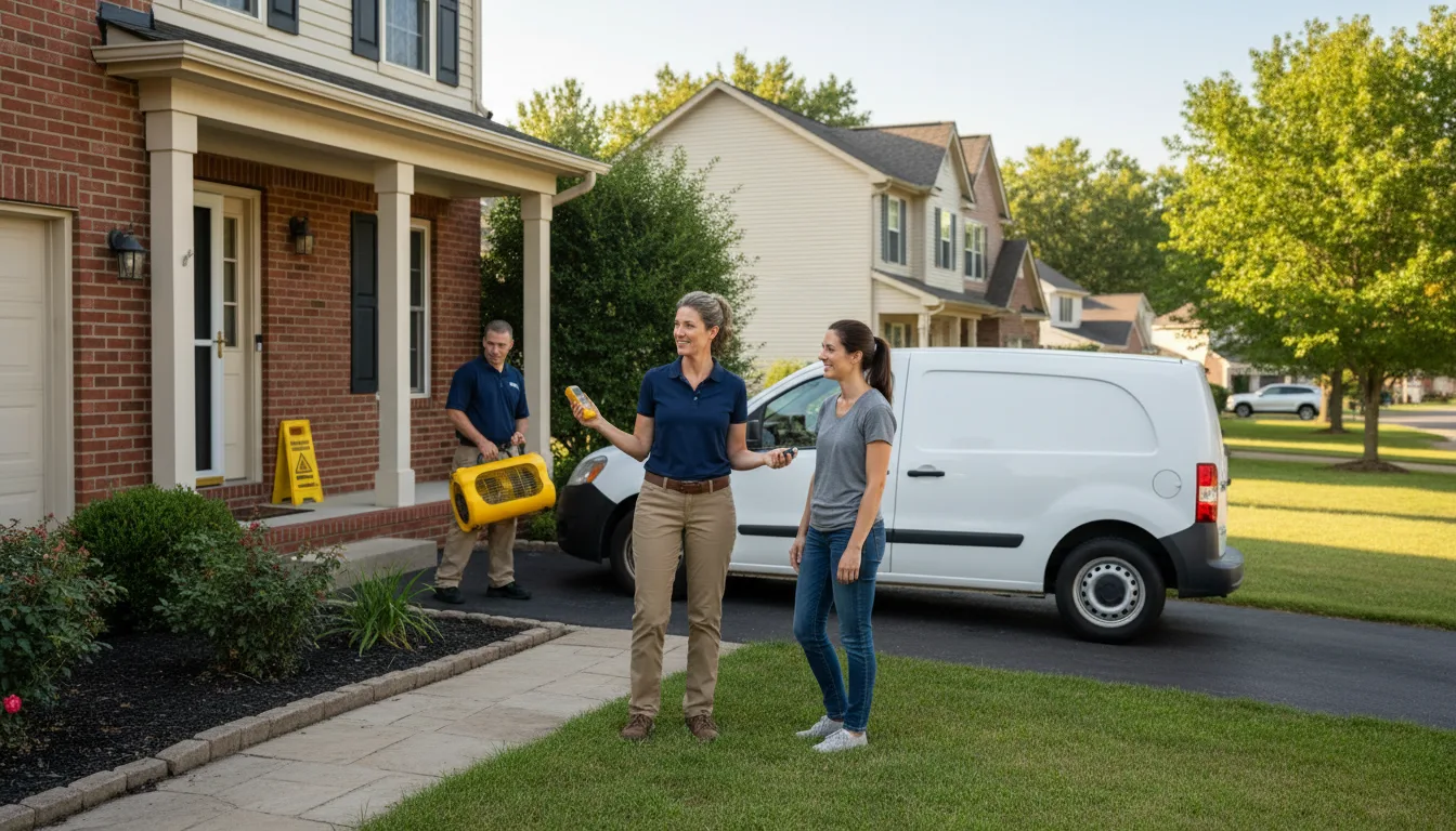 Water restoration image for Dehumidification And Cleanup Services in Maitland, FL
